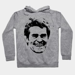 Willem Dafoe: Iconic Hollywood Actor Portrait" Hoodie